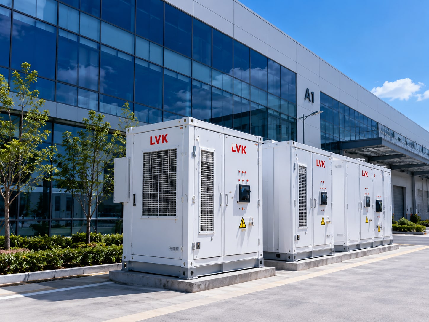 Global map with LVK energy storage cabinets