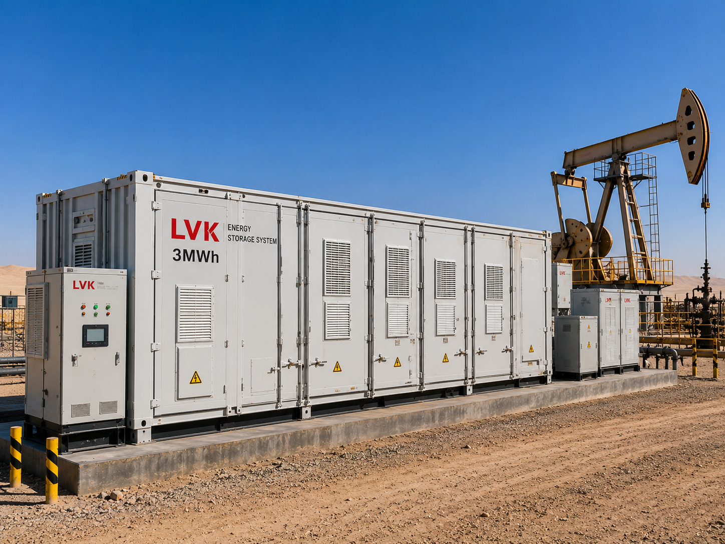 3MWh Hybrid Energy Storage Project for Oilfield Pump Units in Desert, Oman