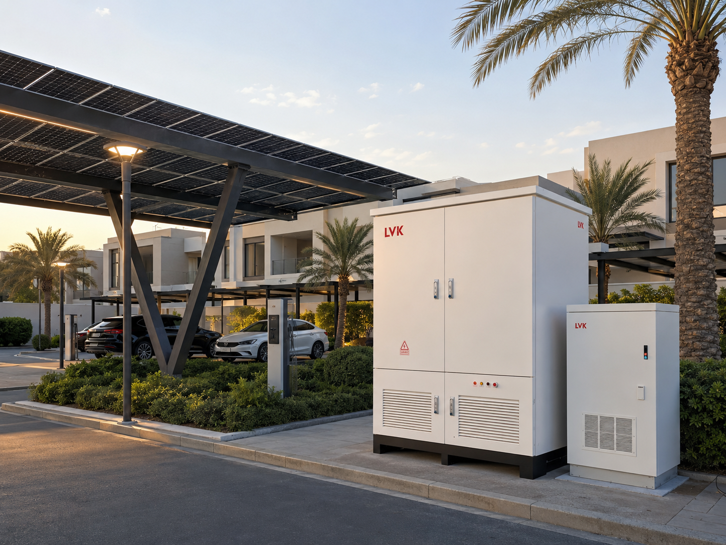 522kWh Green Power Microgrid Project for a High-End Residential Community in Riyadh, Saudi Arabia