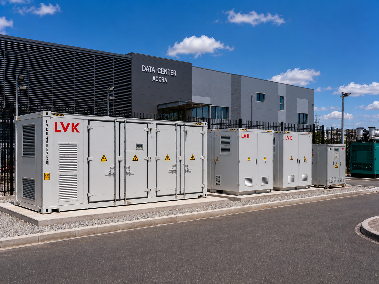 4MWh Backup Power Project for a Large Downtown Data Center in Accra, Ghana