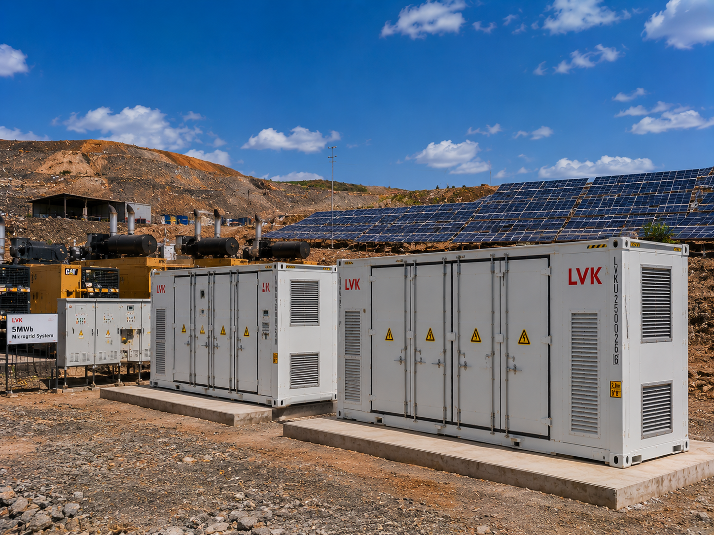 5MWh Solar-Storage-Diesel Hybrid Microgrid Project at a Large Gold Mine in Nigeria