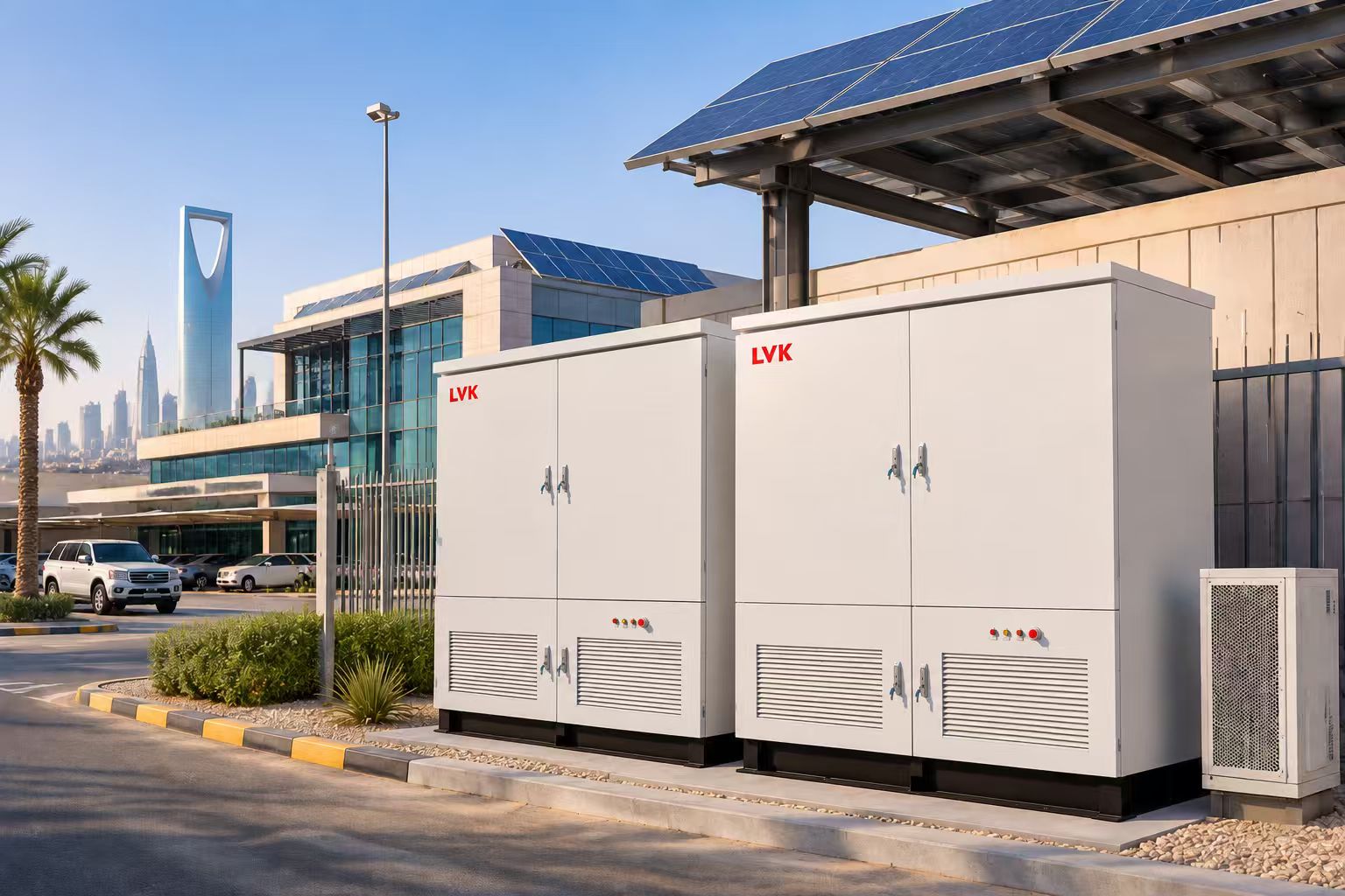 Saudi Arabia 522kWh Solar + Battery Storage Solution for Commercial Park Energy Management